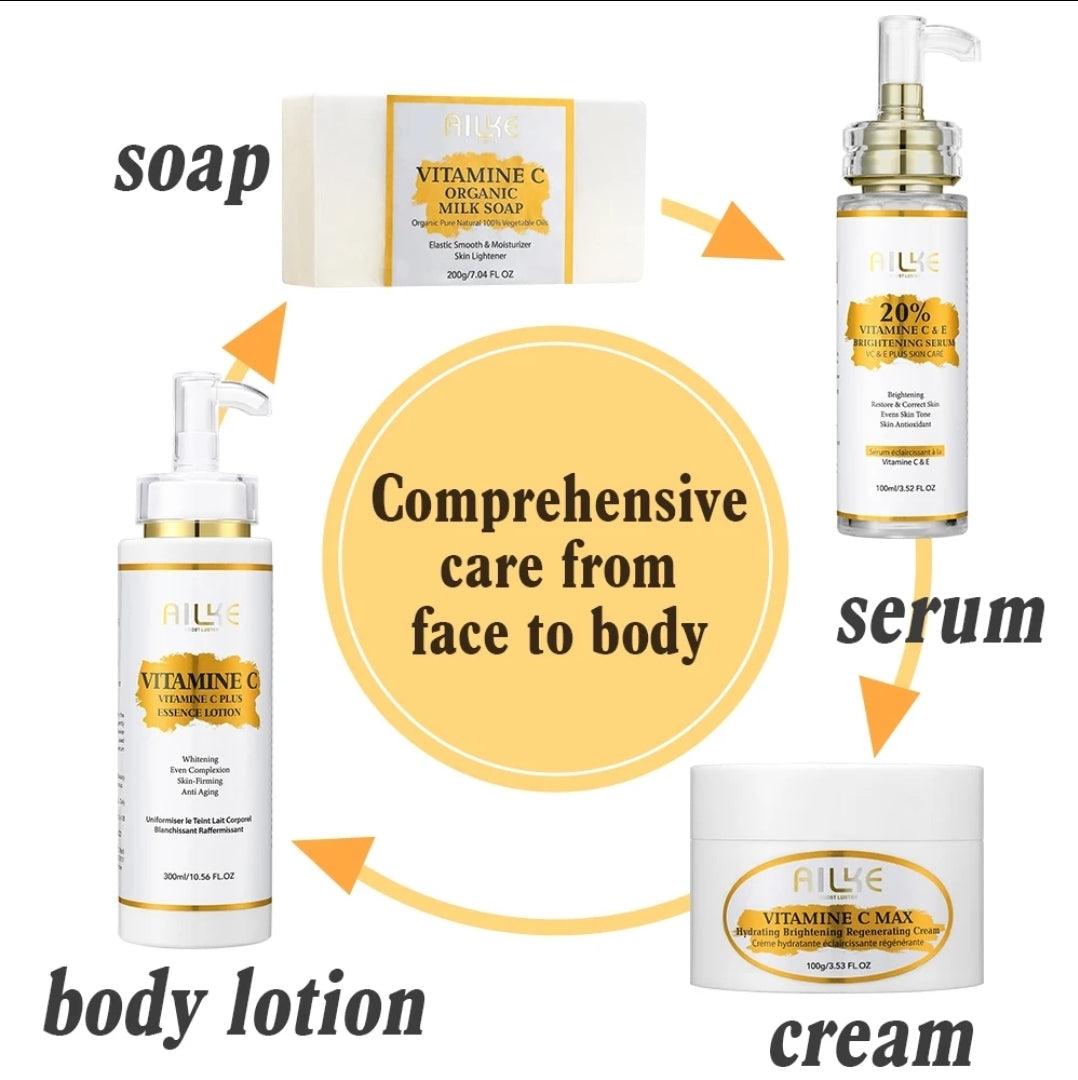 Organic Goat Milk 4-piece skincare set