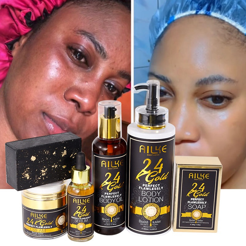 24K Gold Flawlessly 5-piece Set