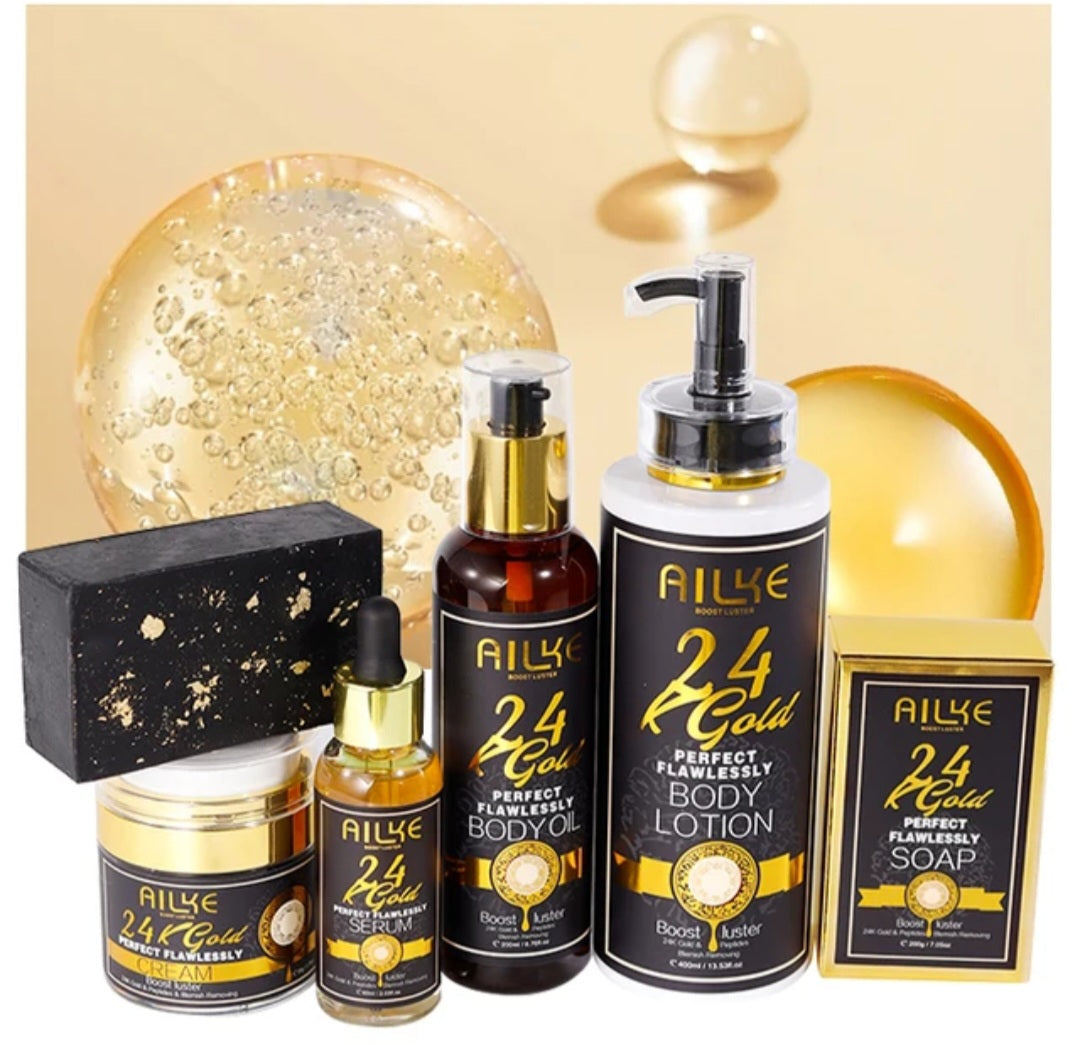 24K Gold Flawlessly 5-piece Set