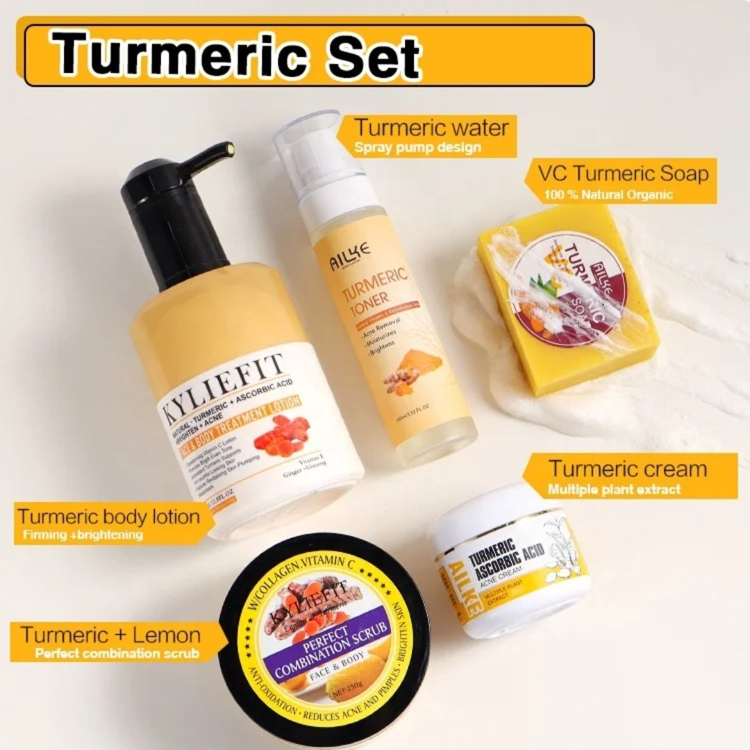 Turmeric 5-piece set combination