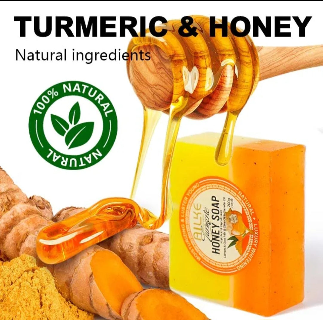 Handmade Turmeric Honey Soap