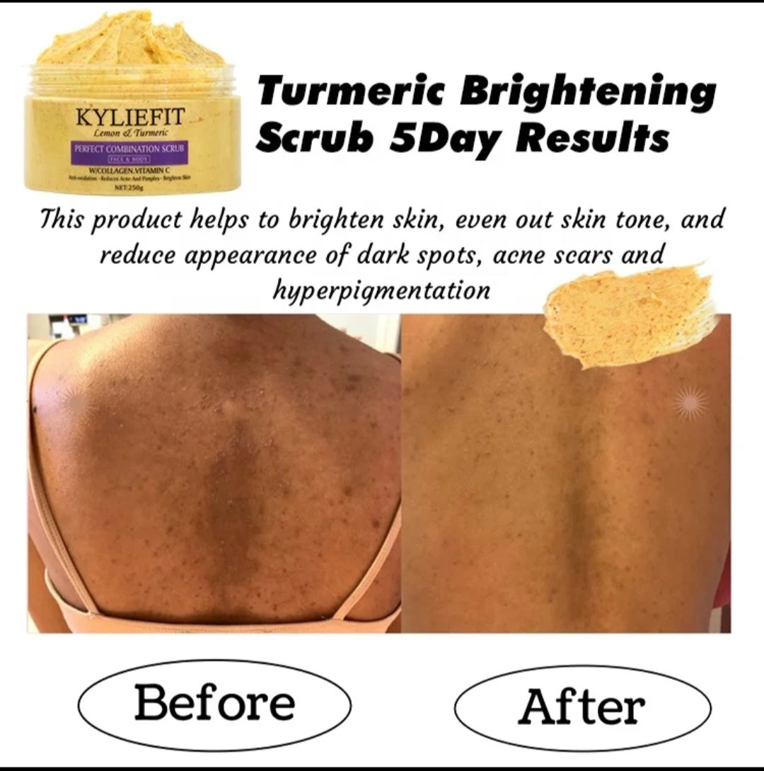 Lemon & Turmeric Body Scrub