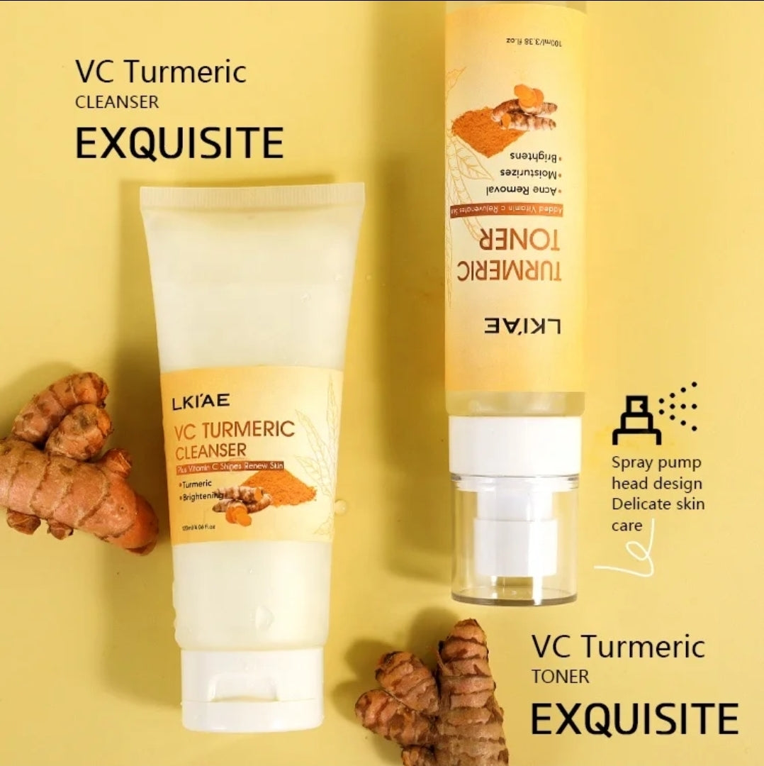 Organic 6-Piece VC Turmeric Skincare Set